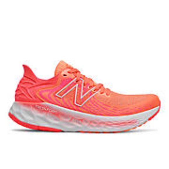 Women's Fresh Foam New Balance 1080 v11- Size 10- Citrus Punch with Vivid Coral - Picture 1 of 10